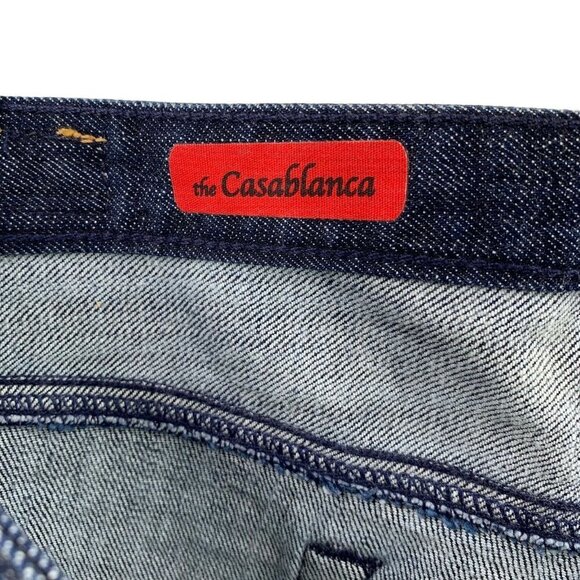 Ag Adriano Goldshmied The Casablanca Dark Wash Straight Leg Denim Jeans Size 29 - Picture 6 of 8